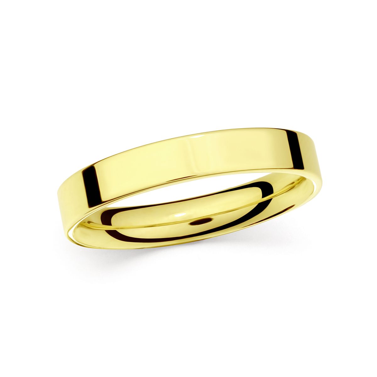 Wedding Ring V623 14K Yellow Gold 3.5 mm Width & 1.6 mm Thick