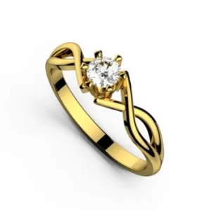 Wedding Ring Gold with Diamond YPJ DR153