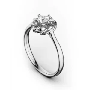 Wedding Ring Gold with Diamond DR346