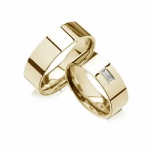 Wedding Bands Gold Diamond Shape YPJV-35